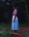 EVERYDAY DRESS, BLUE-PINK-WHITE, SHIBORI, COTTON