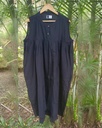 CASCADE DRESS, BLUE C065, EMBROIDERY, COTTON