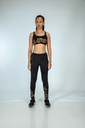 SPORTS BRA, BROWN-BLACK, HALF CRUSHING, COTTON