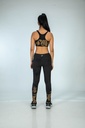 SPORTS BRA, BROWN-BLACK, HALF CRUSHING, COTTON