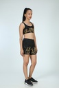 SPORTS BRA, BROWN-BLACK, HALF CRUSHING, COTTON