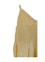 MERMAID STRAPPY DRESS, YELLOW, BATIK, COTTON