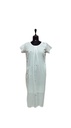 LAVANYA DRESS, WHITE, EMBROIDERY-CONE TREES, COTTON