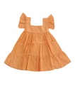 BABY PAA DRESS, PEACH, COTTON