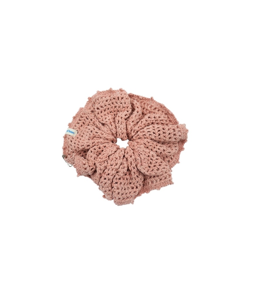 CROCHET HAIRBAND, LIGHT PINK