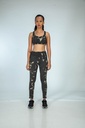 YOGA LEGGINGS, IRON, SHIBORI SPRAY CRUSHING, COTTON
