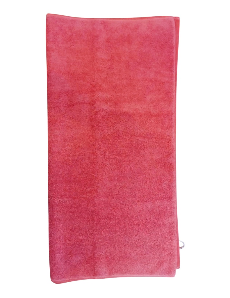 LARGE TOWEL, PINK, PLAIN, COTTON