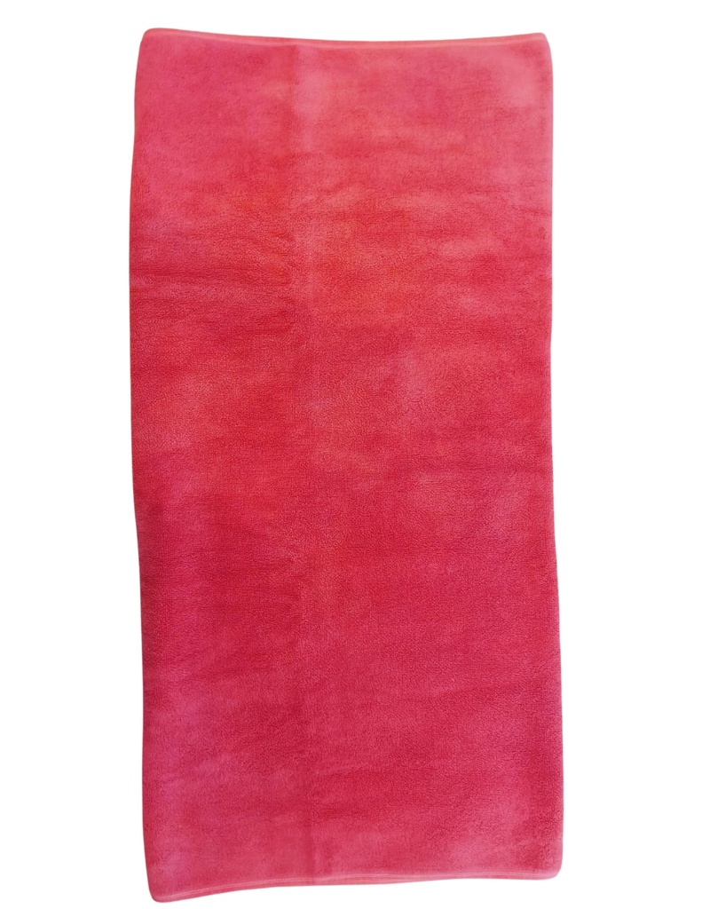 LARGE TOWEL, DARK PINK, PLAIN, COTTON
