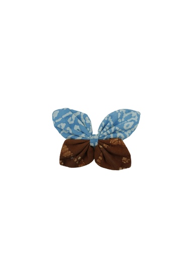 [HAC-BUT-BR_BL] BUTTERFLY HAIRCLIP, BROWN & BLUE